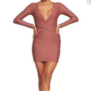 🏷️NWT Tiger Mist Rose Pink Mini Wrap Dress - XS